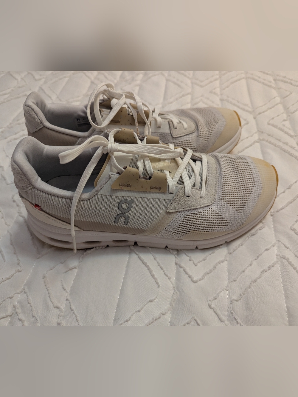 On Running Running Women’s Cloudnova Lightweight White Sneakers